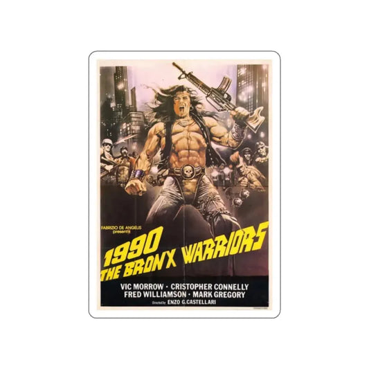THE BRONX WARRIORS (LEBANON) 1982 Movie Poster STICKER Vinyl Die-Cut Decal 2 Inch - The Sticker Space