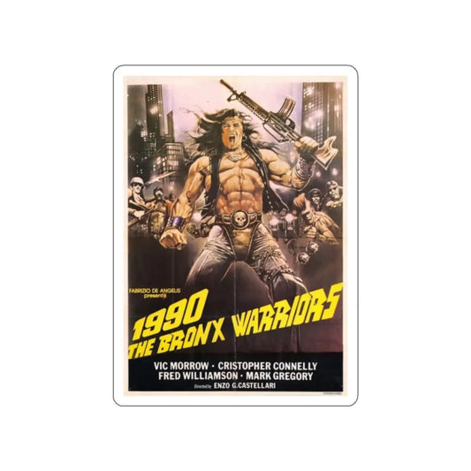THE BRONX WARRIORS (LEBANON) 1982 Movie Poster STICKER Vinyl Die-Cut Decal 2 Inch - The Sticker Space