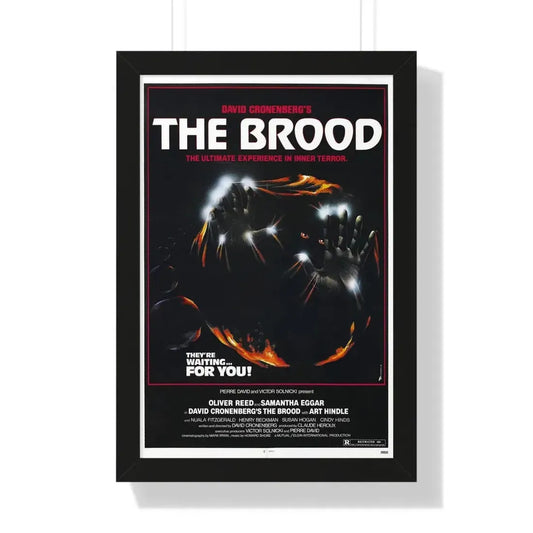 THE BROOD 1979 - Framed Movie Poster 16″ x 24″ Black - The Sticker Space
