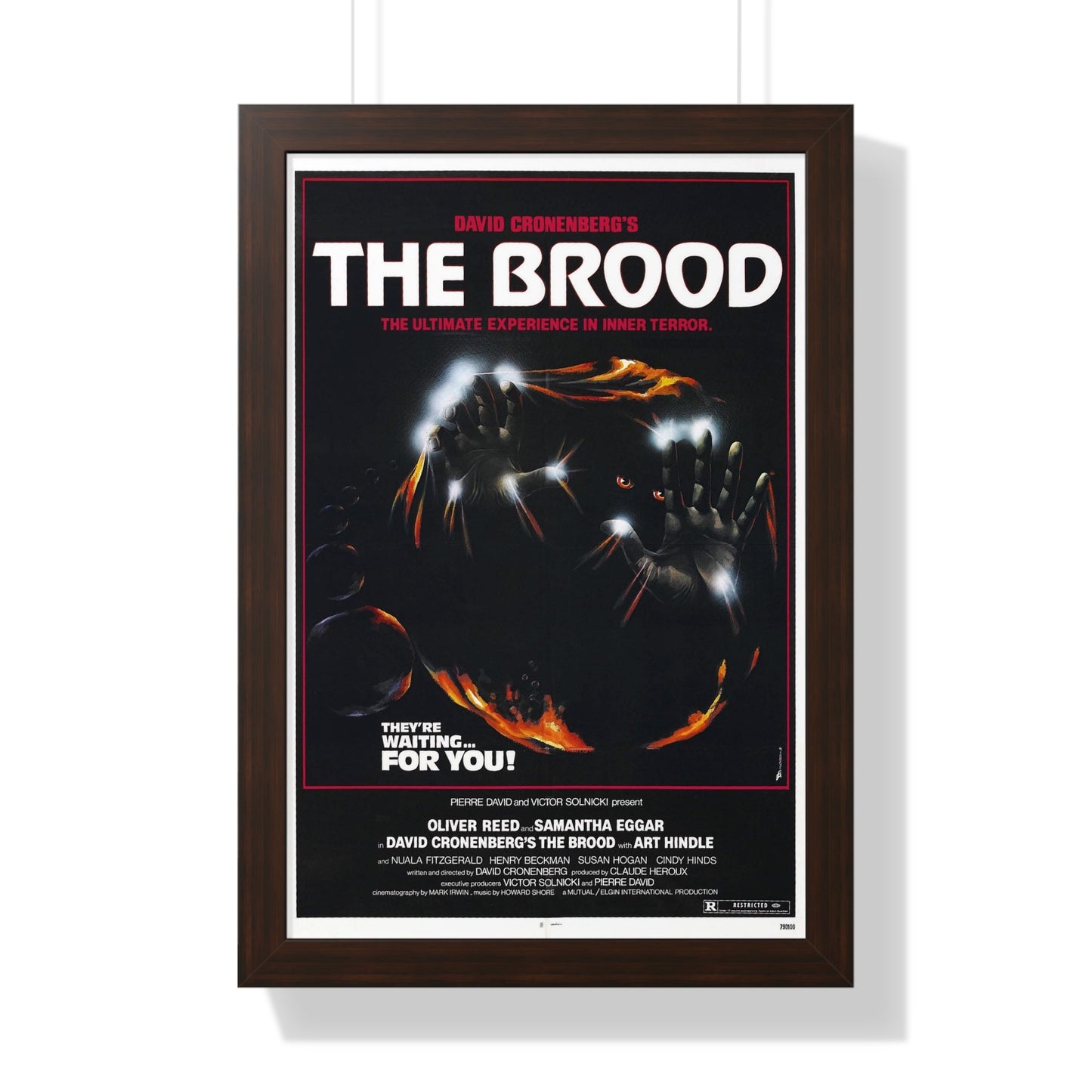 THE BROOD 1979 - Framed Movie Poster-16″ x 24″-The Sticker Space