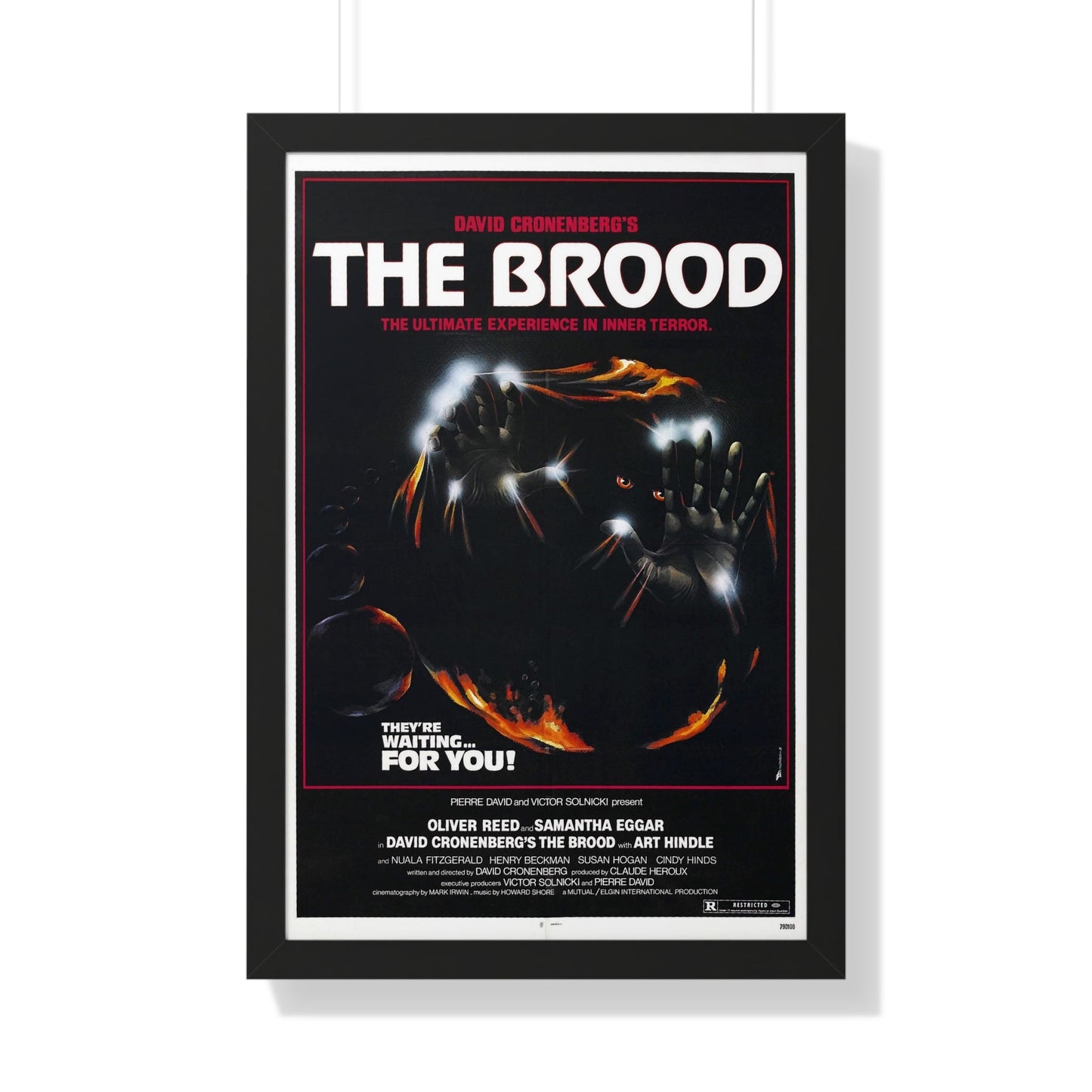 THE BROOD 1979 - Framed Movie Poster-20" x 30"-The Sticker Space