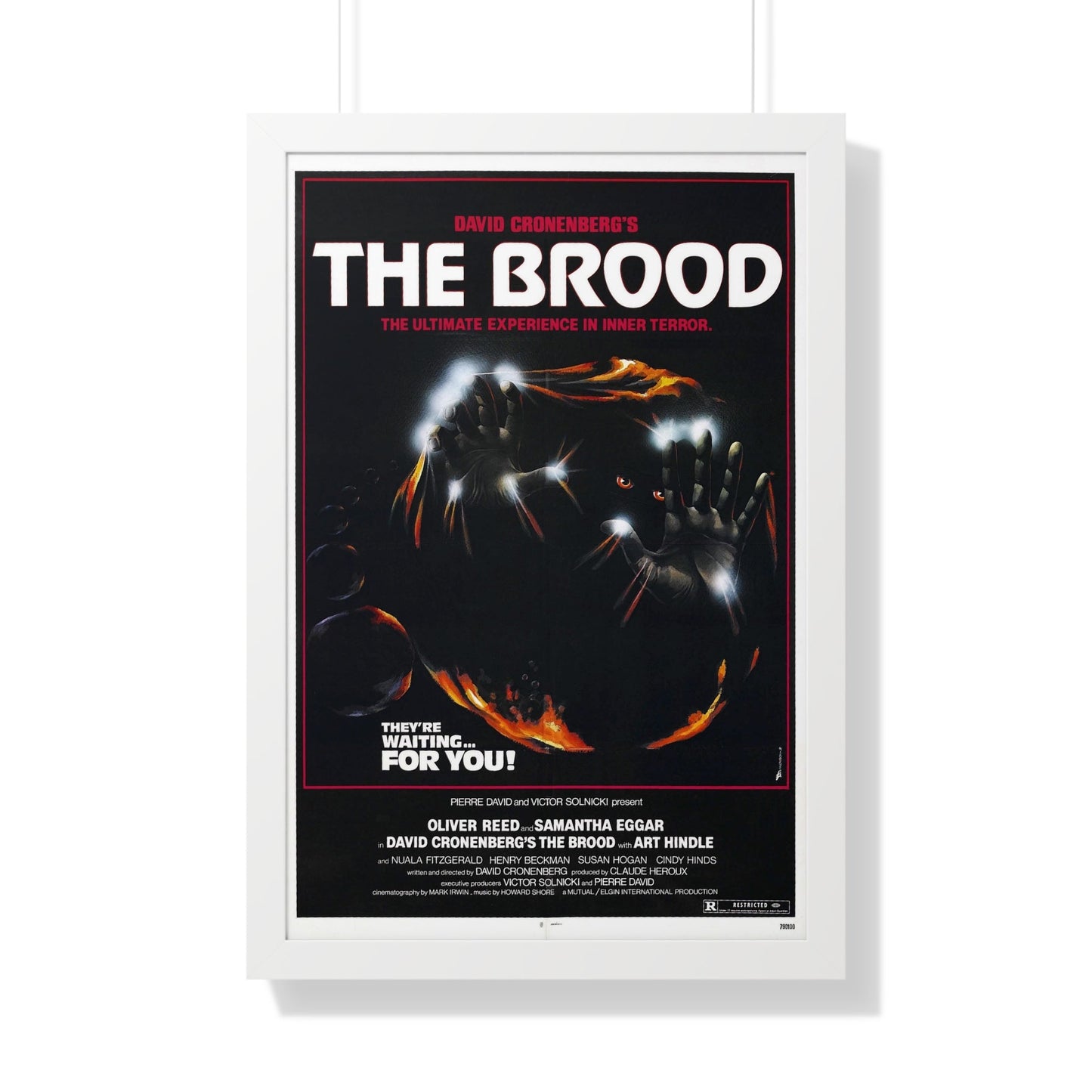 THE BROOD 1979 - Framed Movie Poster-20" x 30"-The Sticker Space