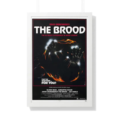 THE BROOD 1979 - Framed Movie Poster 20" x 30" White - The Sticker Space