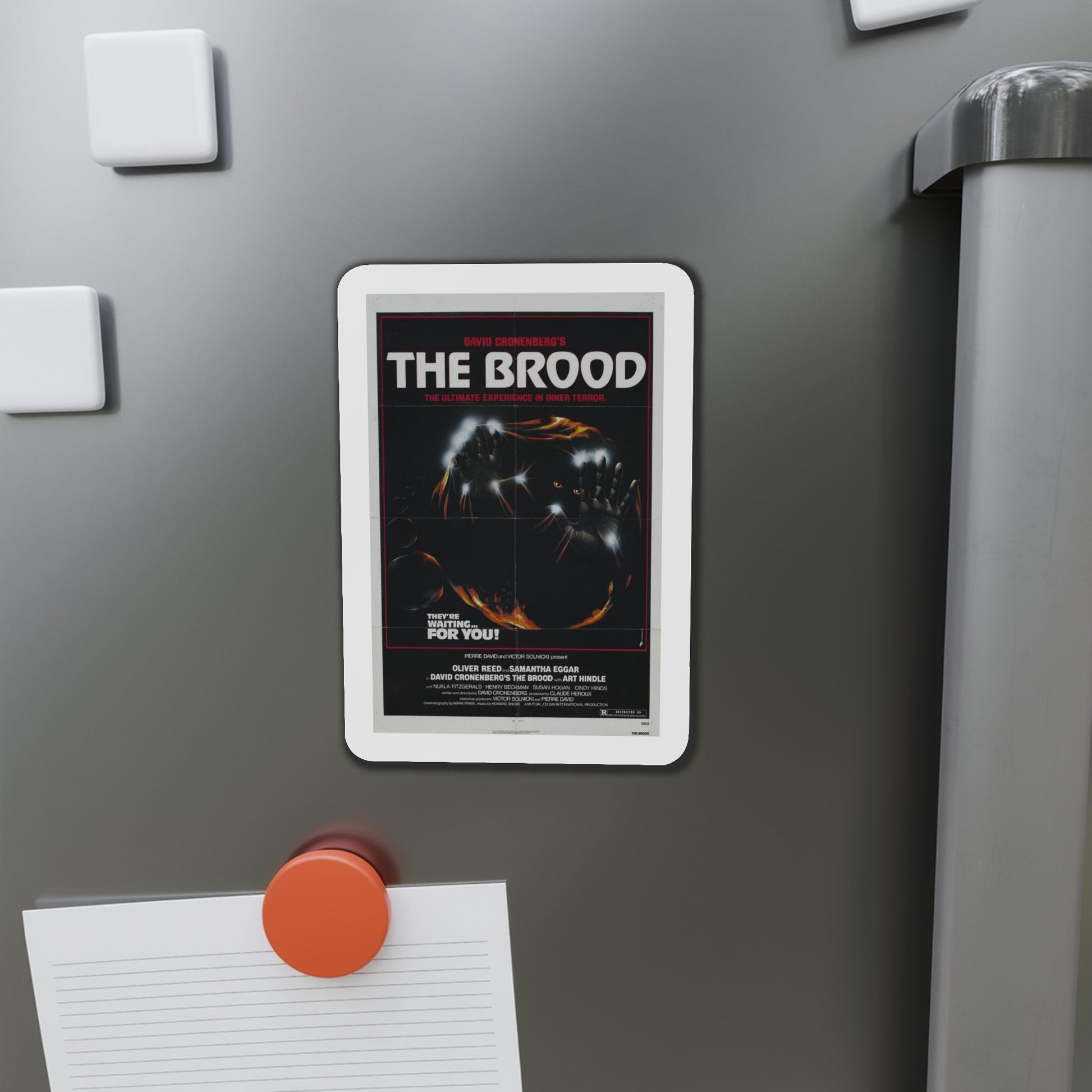 The Brood 1979 Movie Poster Die-Cut Magnet-The Sticker Space