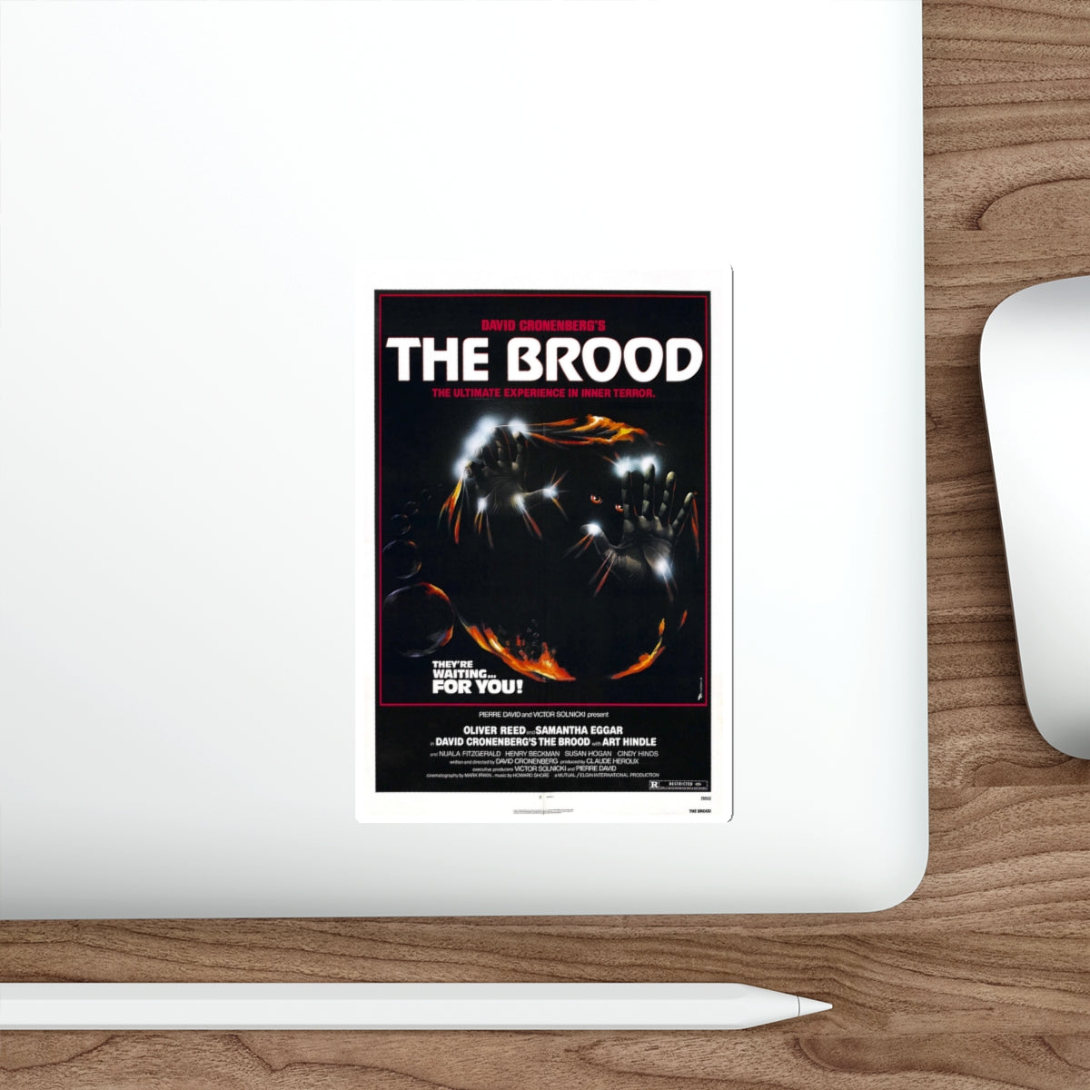 THE BROOD 1979 Movie Poster STICKER Vinyl Die-Cut Decal-The Sticker Space