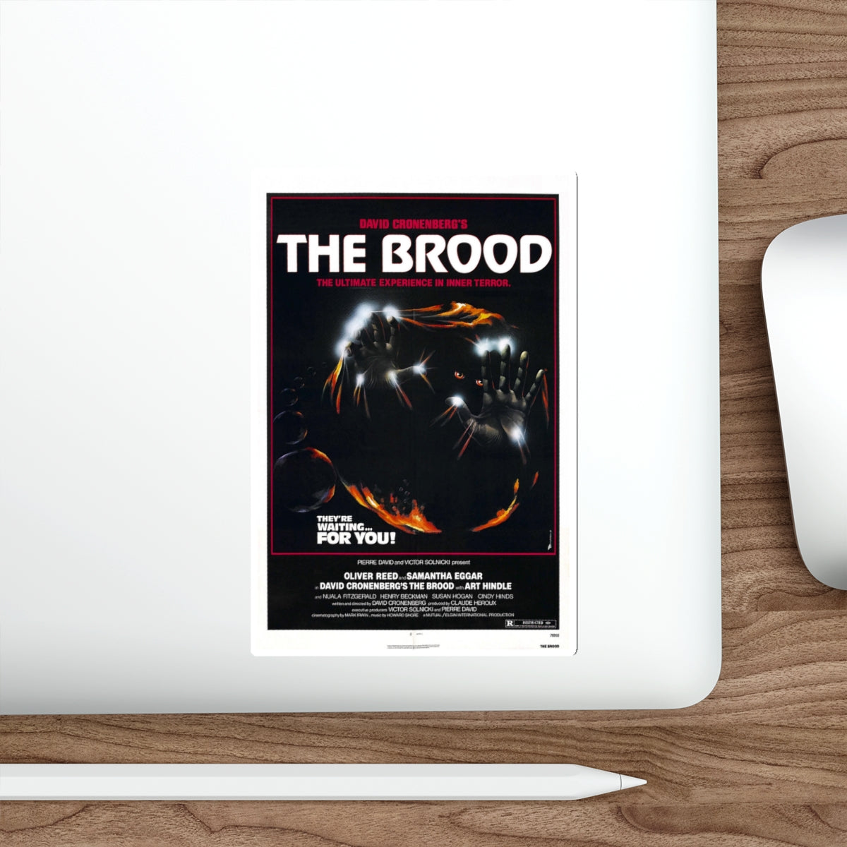 THE BROOD 1979 Movie Poster STICKER Vinyl Die-Cut Decal-The Sticker Space