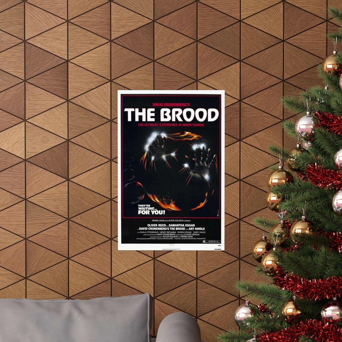 THE BROOD 1979 - Paper Movie Poster-The Sticker Space