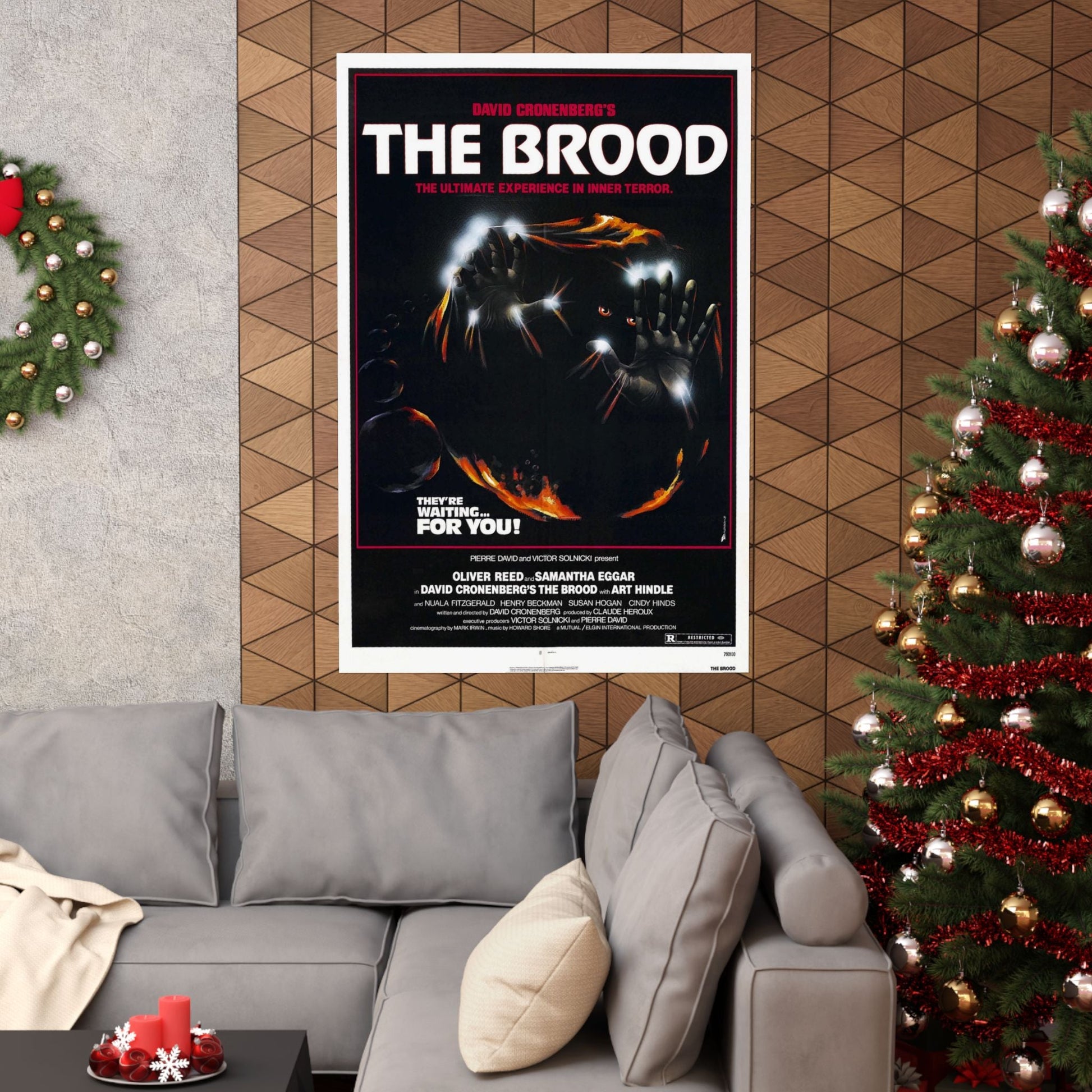 THE BROOD 1979 - Paper Movie Poster-The Sticker Space