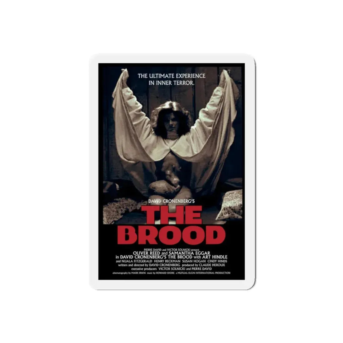 THE BROOD (2) 1979 Movie Poster - Refrigerator Magnet 4 Inch Die-Cut - The Sticker Space
