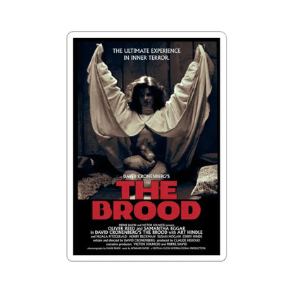 THE BROOD (2) 1979 Movie Poster - STICKER Vinyl Kiss-Cut Decal 4 Inch White - The Sticker Space