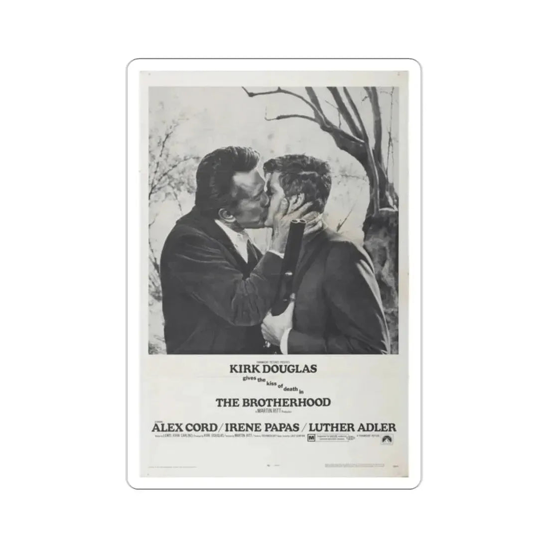 The Brotherhood 1968 Movie Poster STICKER Vinyl Die-Cut Decal 2 Inch - The Sticker Space