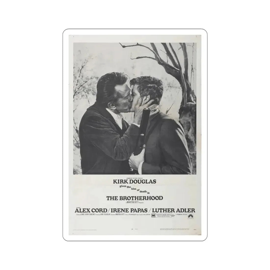 The Brotherhood 1968 Movie Poster STICKER Vinyl Die-Cut Decal 5 Inch - The Sticker Space