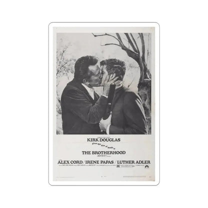The Brotherhood 1968 Movie Poster - STICKER Vinyl Kiss-Cut Decal 3 Inch White - The Sticker Space