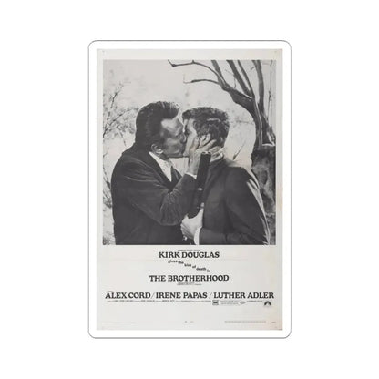 The Brotherhood 1968 Movie Poster - STICKER Vinyl Kiss-Cut Decal 4 Inch White - The Sticker Space