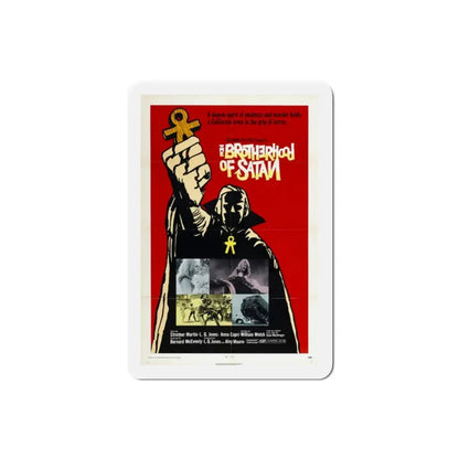 The Brotherhood of Satan 1971 Movie Poster Refrigerator Magnet 2 Inch - The Sticker Space
