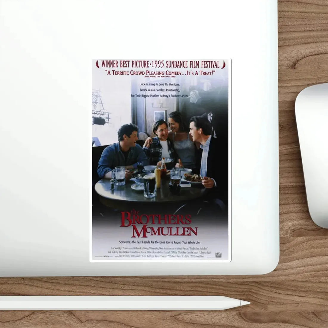 The Brothers McMullen 1995 Movie Poster STICKER Vinyl Die-Cut Decal - The Sticker Space