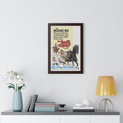 THE BRUTE AND THE BEAST 1966 - Framed Movie Poster-The Sticker Space