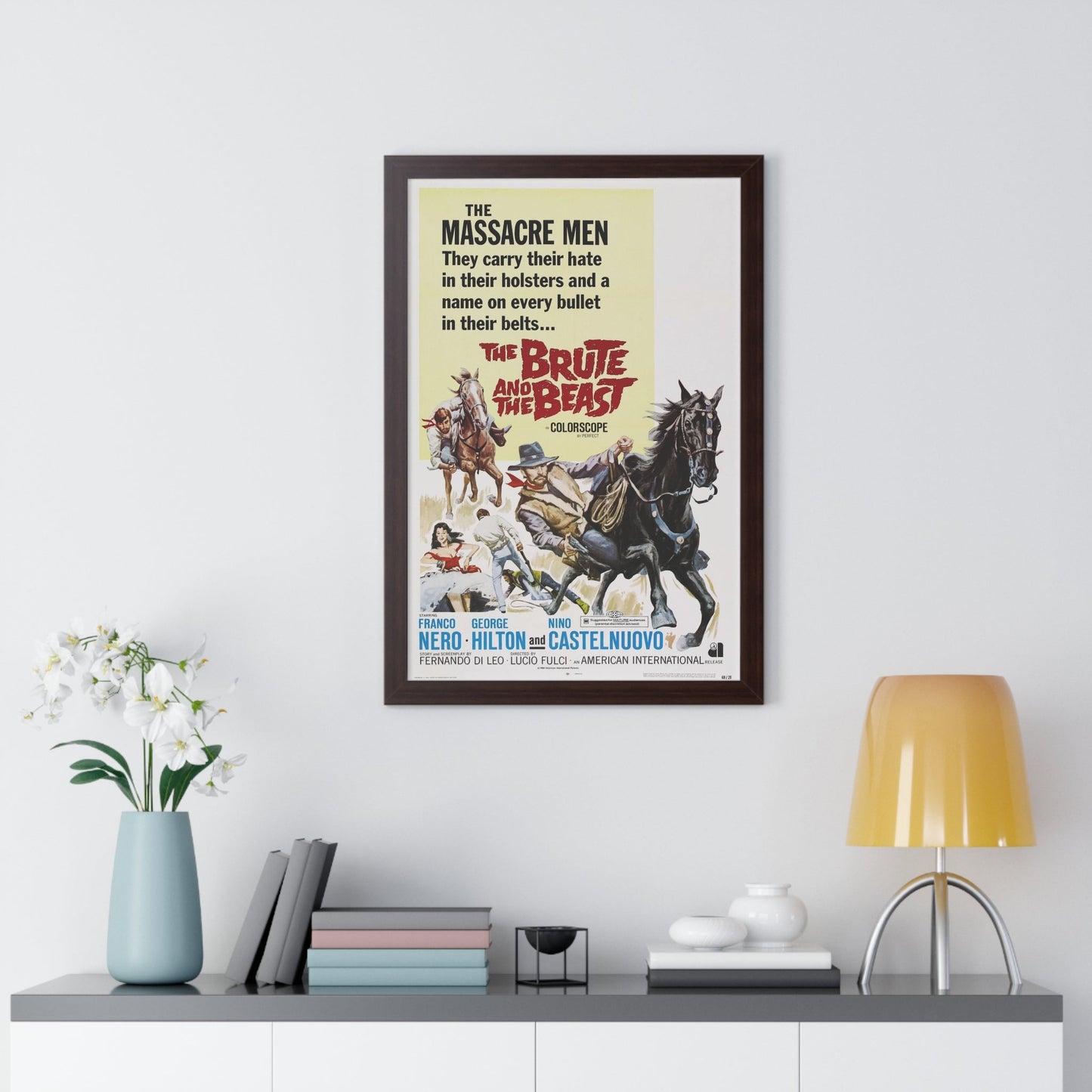 THE BRUTE AND THE BEAST 1966 - Framed Movie Poster-The Sticker Space