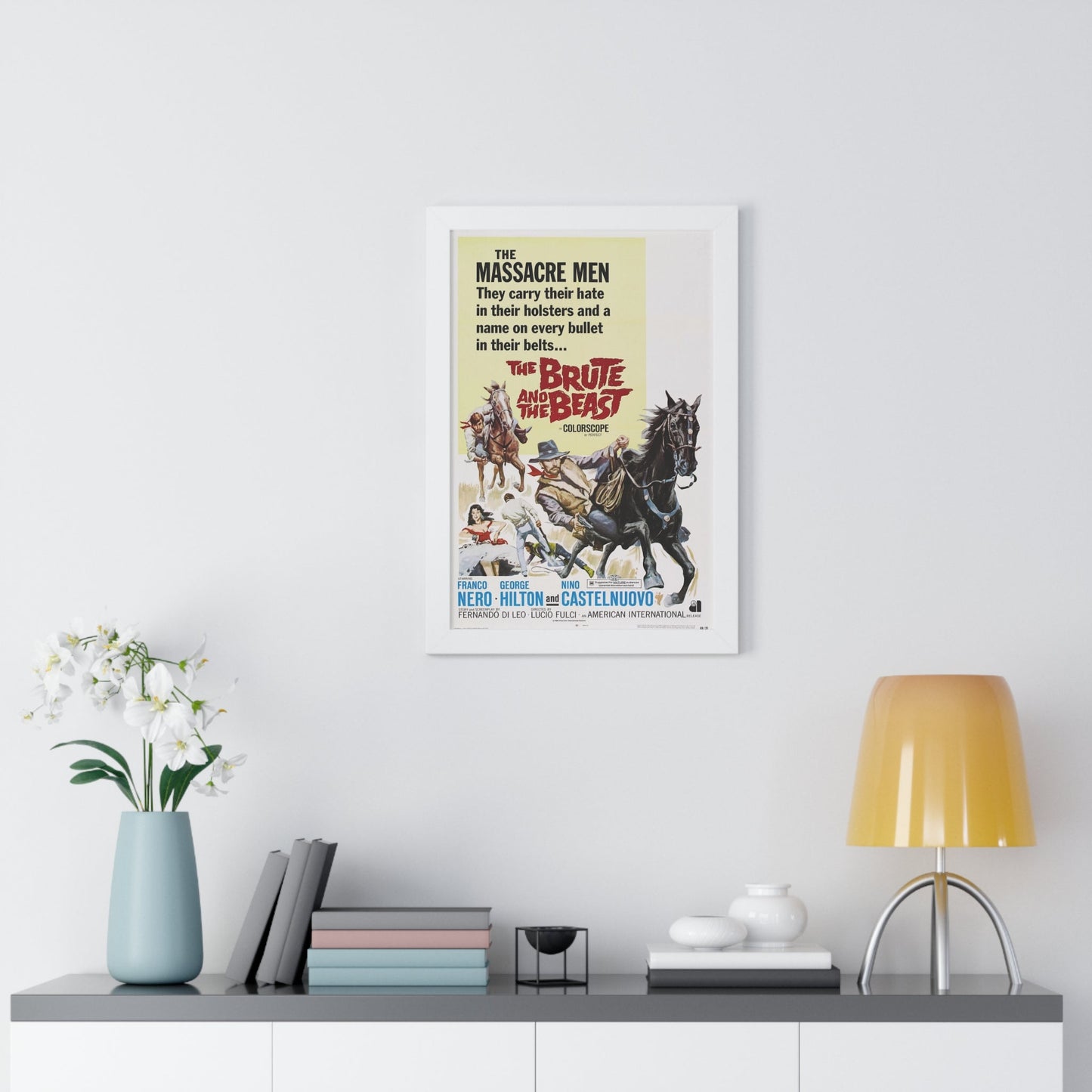 THE BRUTE AND THE BEAST 1966 - Framed Movie Poster-The Sticker Space