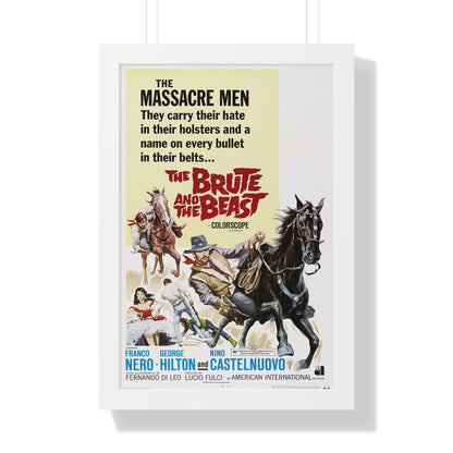 THE BRUTE AND THE BEAST 1966 - Framed Movie Poster-16″ x 24″-The Sticker Space