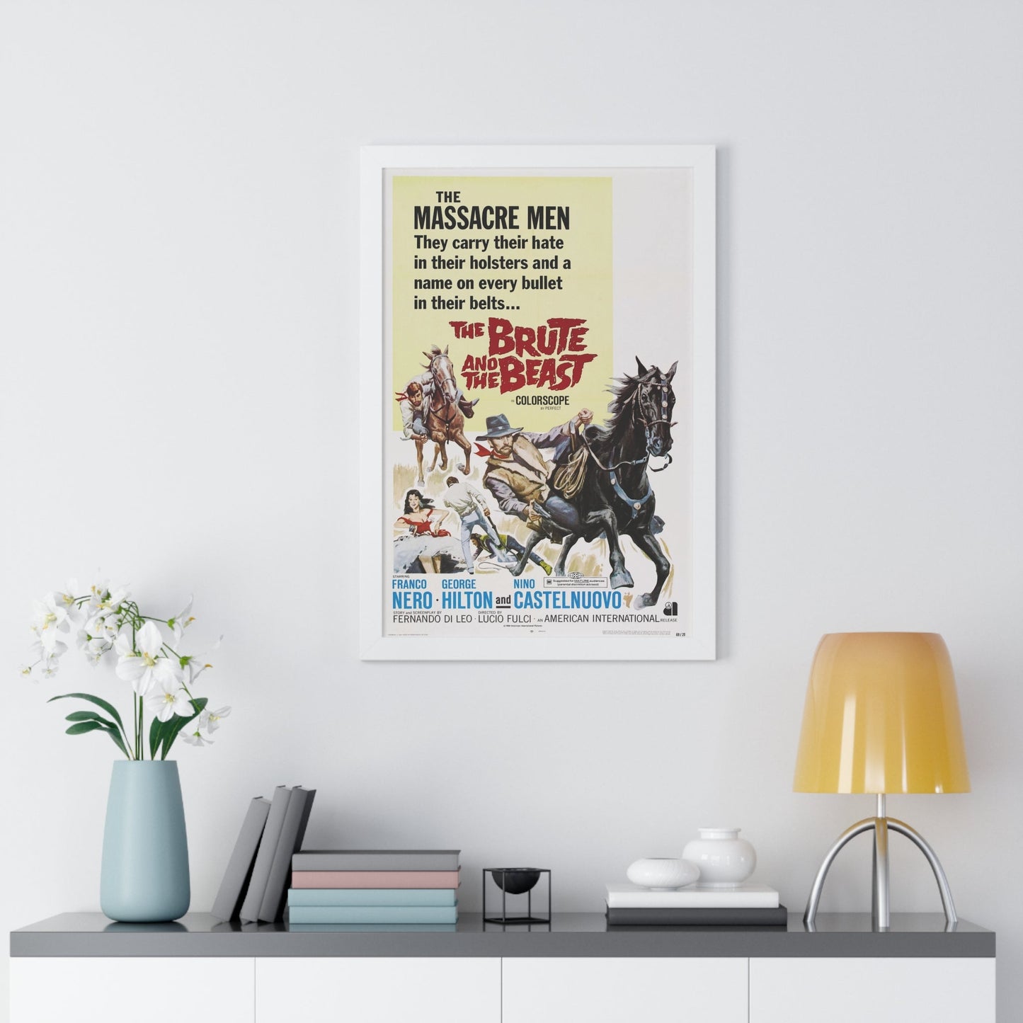 THE BRUTE AND THE BEAST 1966 - Framed Movie Poster-The Sticker Space