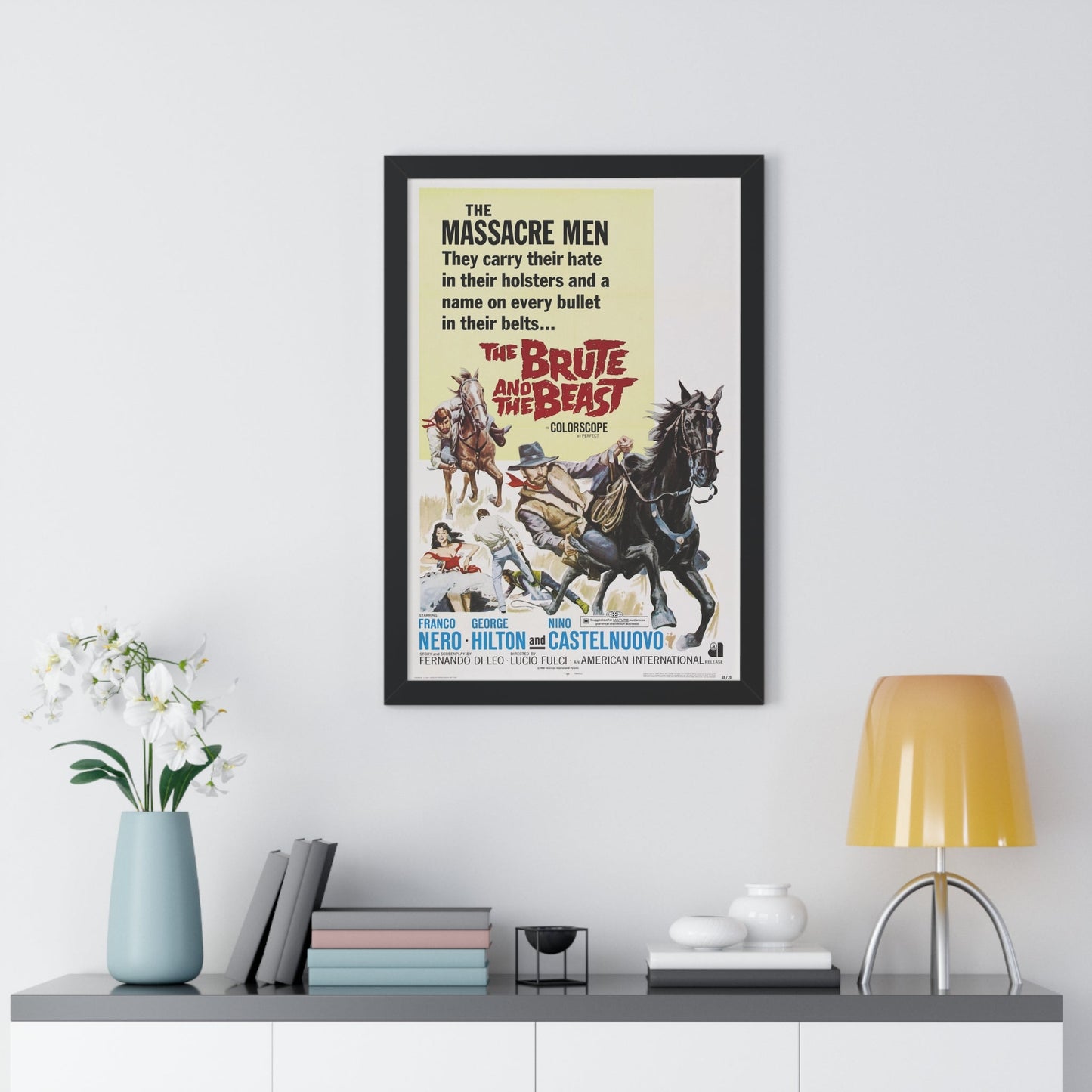 THE BRUTE AND THE BEAST 1966 - Framed Movie Poster-The Sticker Space