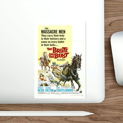 The Brute and the Beast 1968 Movie Poster STICKER Vinyl Die-Cut Decal-The Sticker Space