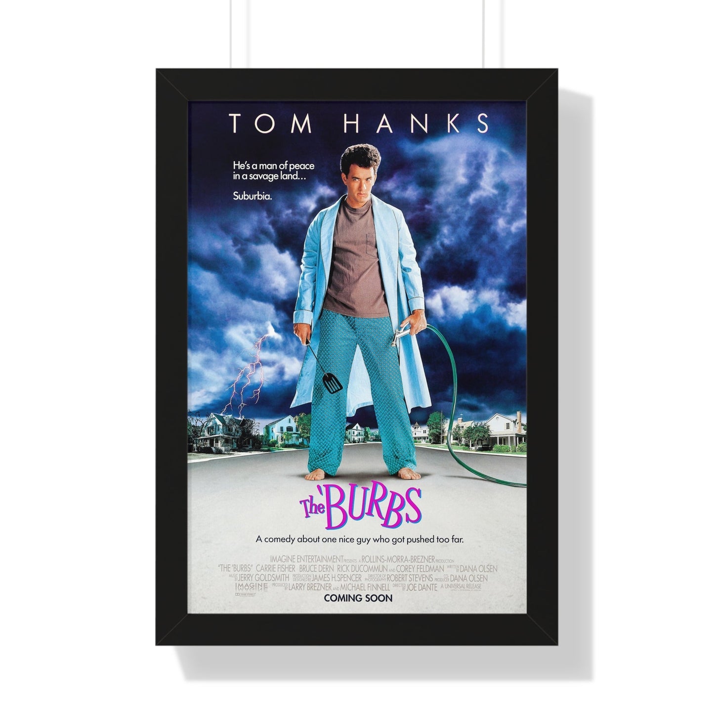 THE 'BURBS 1989 - Framed Movie Poster-16″ x 24″-The Sticker Space