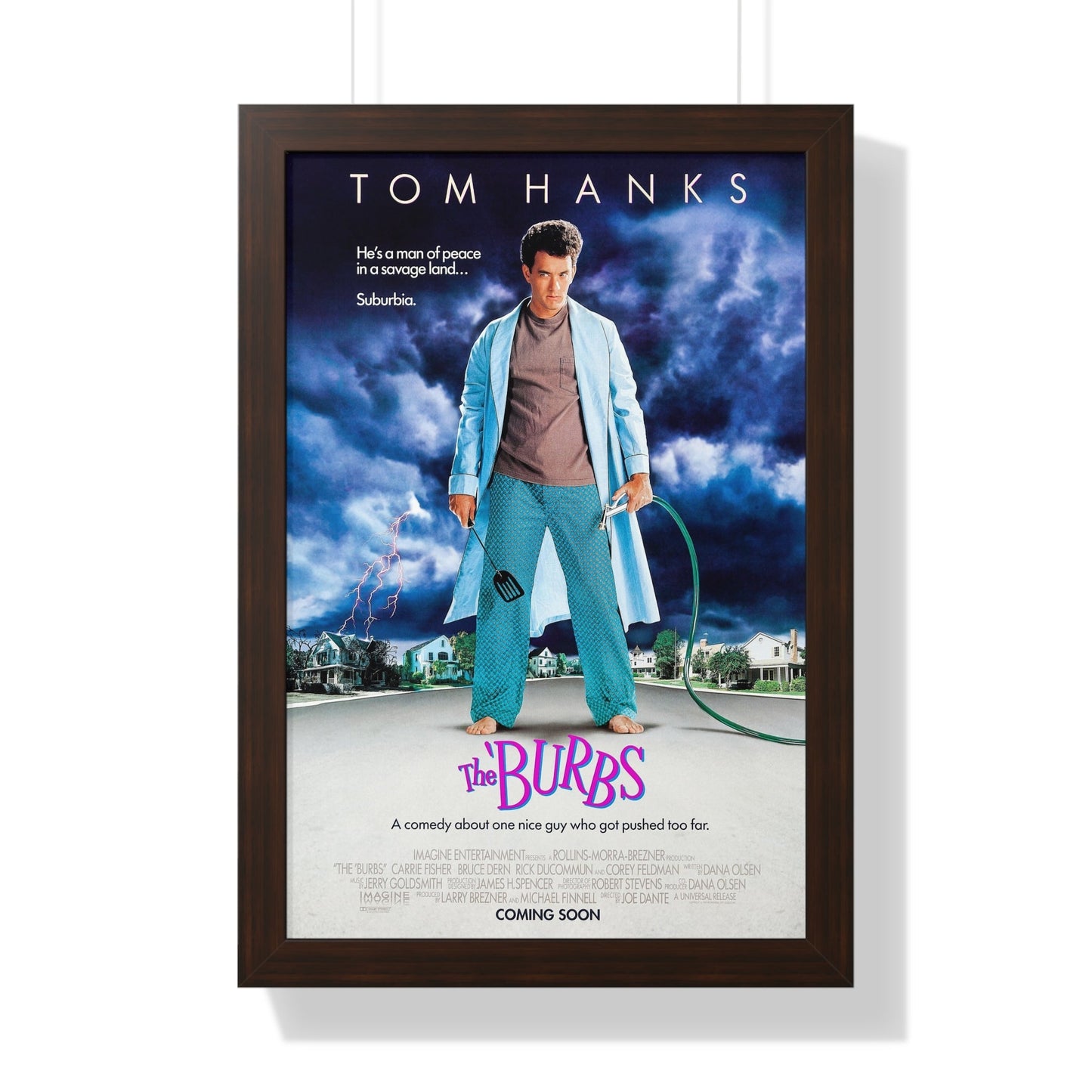 THE 'BURBS 1989 - Framed Movie Poster-16″ x 24″-The Sticker Space