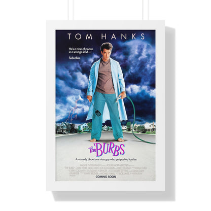 THE 'BURBS 1989 - Framed Movie Poster-16″ x 24″-The Sticker Space