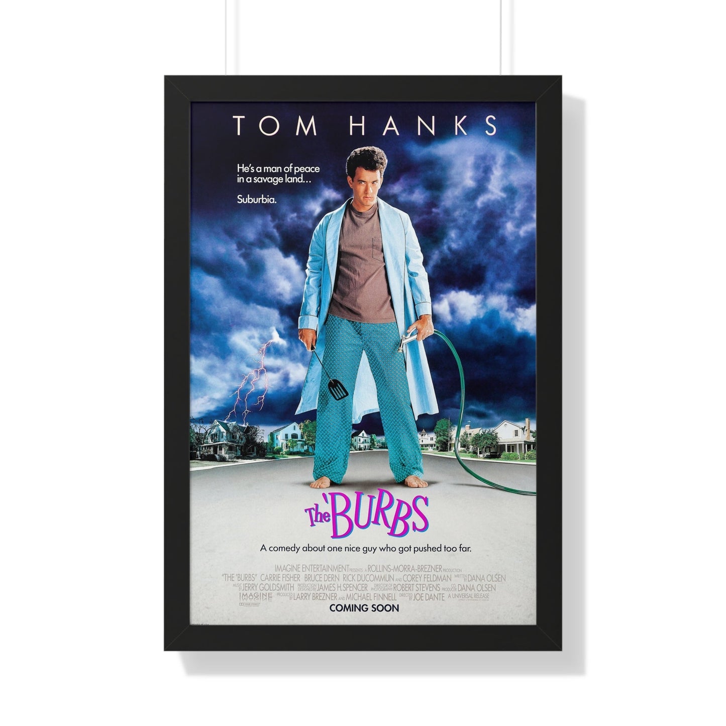 THE 'BURBS 1989 - Framed Movie Poster-20" x 30"-The Sticker Space