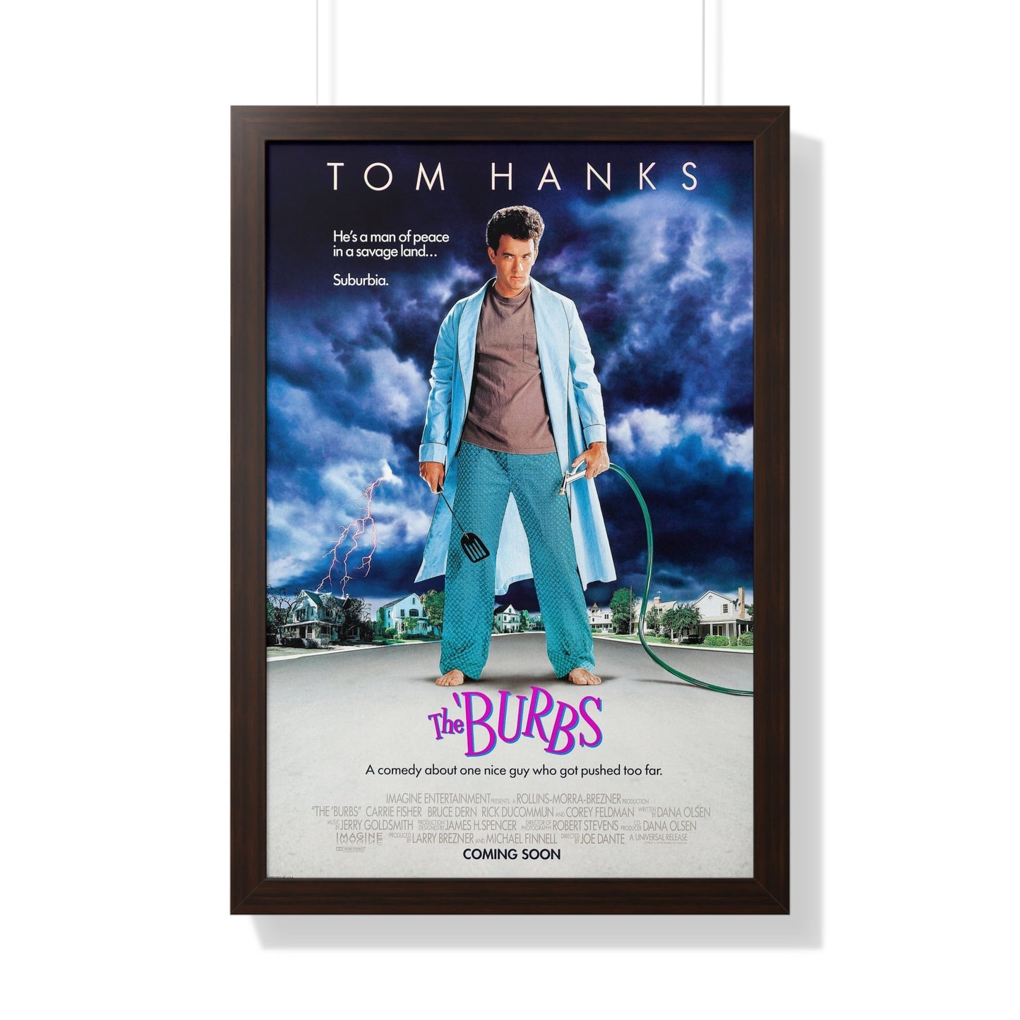 THE 'BURBS 1989 - Framed Movie Poster-20" x 30"-The Sticker Space