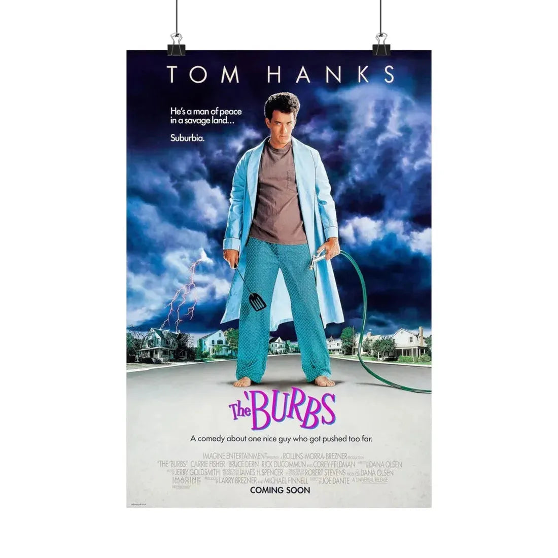 THE 'BURBS 1989 - Paper Movie Poster 12″ x 18″ Matte - The Sticker Space