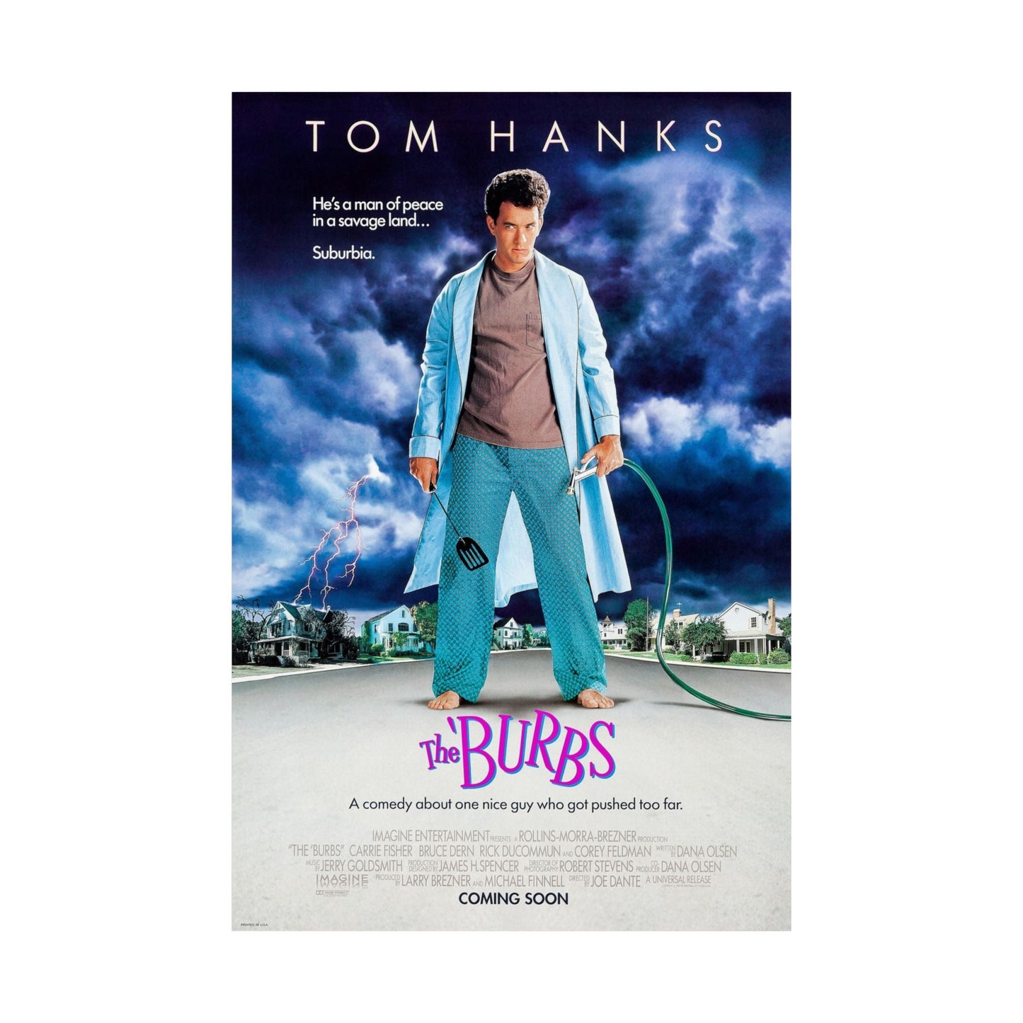 THE 'BURBS 1989 - Paper Movie Poster-The Sticker Space