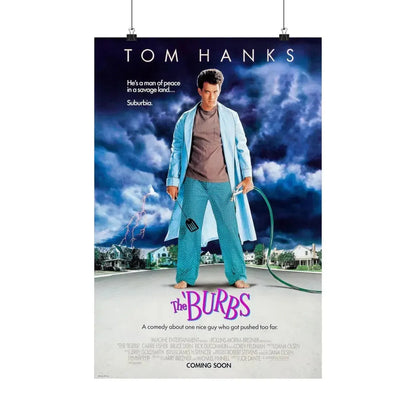 THE 'BURBS 1989 - Paper Movie Poster 16″ x 24″ Matte - The Sticker Space