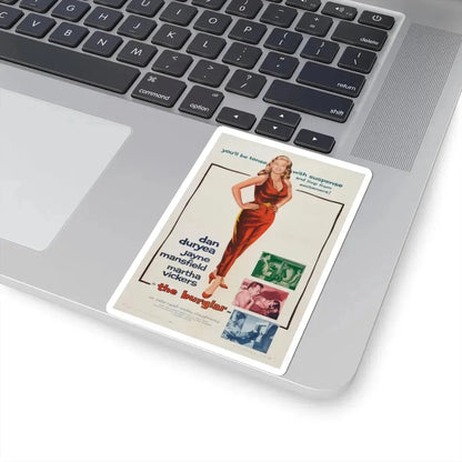 The Burglar 1957 Movie Poster - STICKER Vinyl Kiss-Cut Decal - The Sticker Space