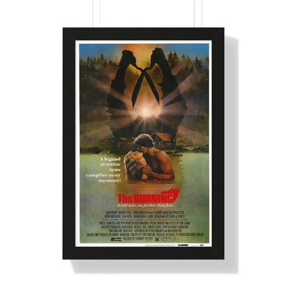 THE BURNING 1981 - Framed Movie Poster 16″ x 24″ Black - The Sticker Space