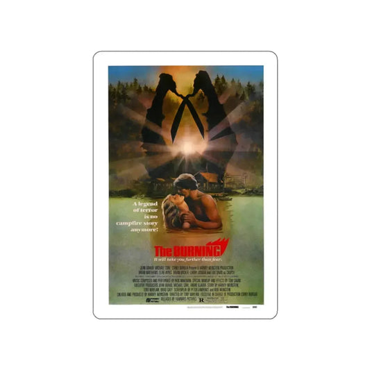 THE BURNING 1981 Movie Poster STICKER Vinyl Die-Cut Decal 2 Inch - The Sticker Space