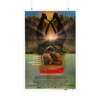 THE BURNING 1981 - Paper Movie Poster-36" x 54"-The Sticker Space