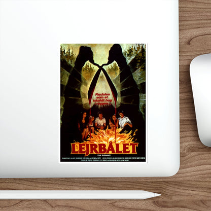 THE BURNING (DANISH) 1981 Movie Poster STICKER Vinyl Die-Cut Decal-The Sticker Space