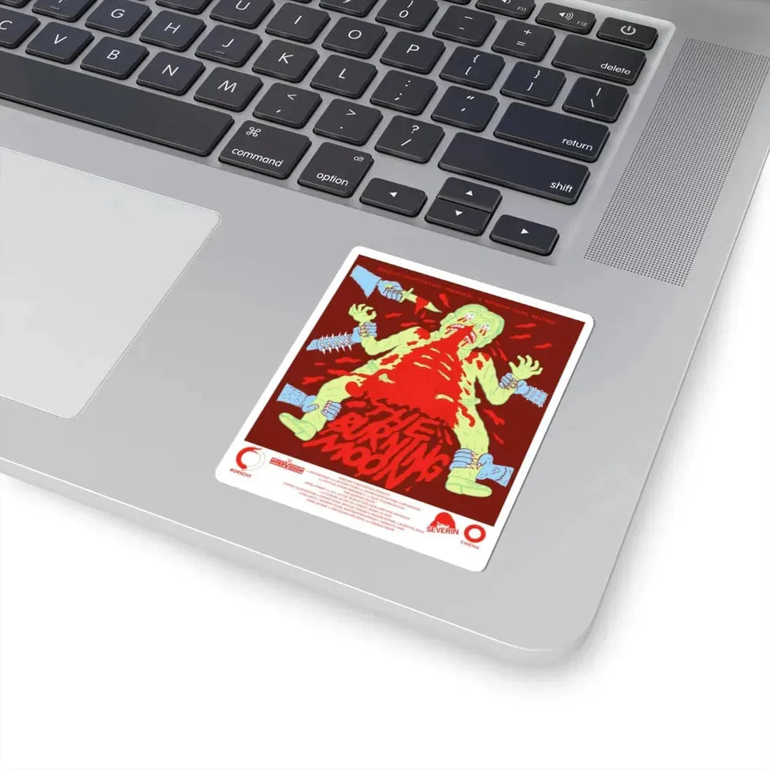 THE BURNING MOON 1992 Movie Poster - STICKER Vinyl Kiss-Cut Decal - The Sticker Space