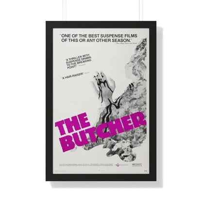 THE BUTCHER 1970 - Framed Movie Poster 20" x 30" Black - The Sticker Space