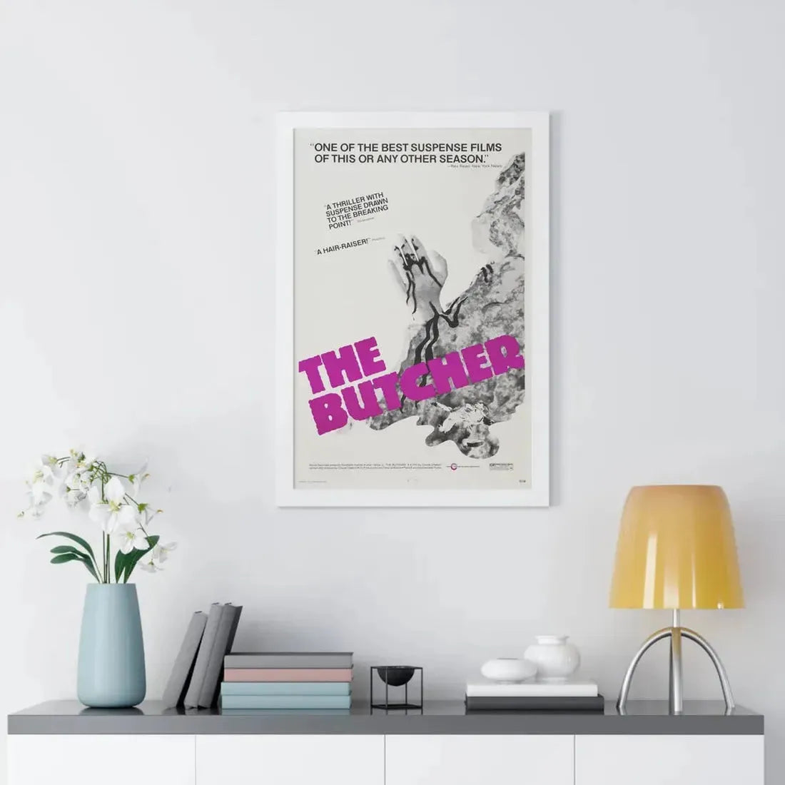 THE BUTCHER 1970 - Framed Movie Poster - The Sticker Space