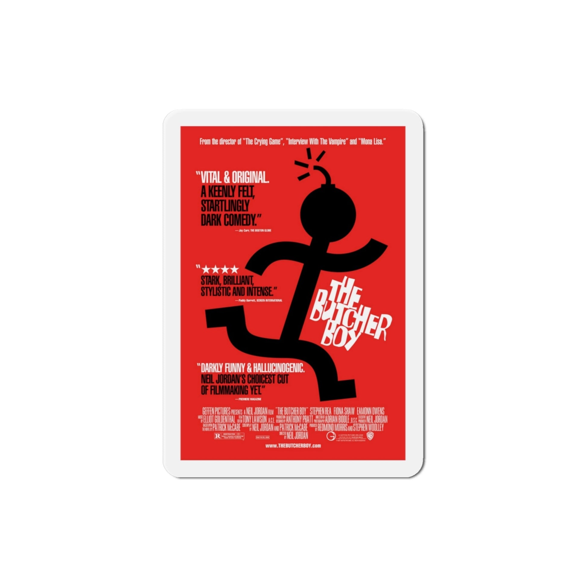 The Butcher Boy 1998 Movie Poster Die-Cut Magnet-3" x 3"-The Sticker Space