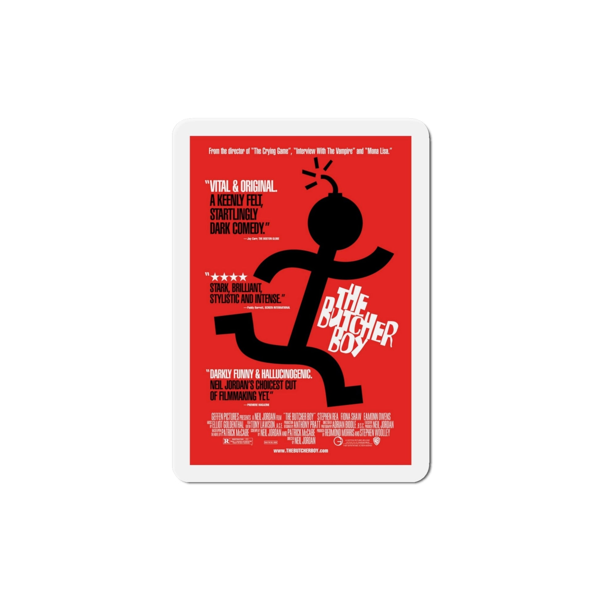 The Butcher Boy 1998 Movie Poster Die-Cut Magnet-5" x 5"-The Sticker Space
