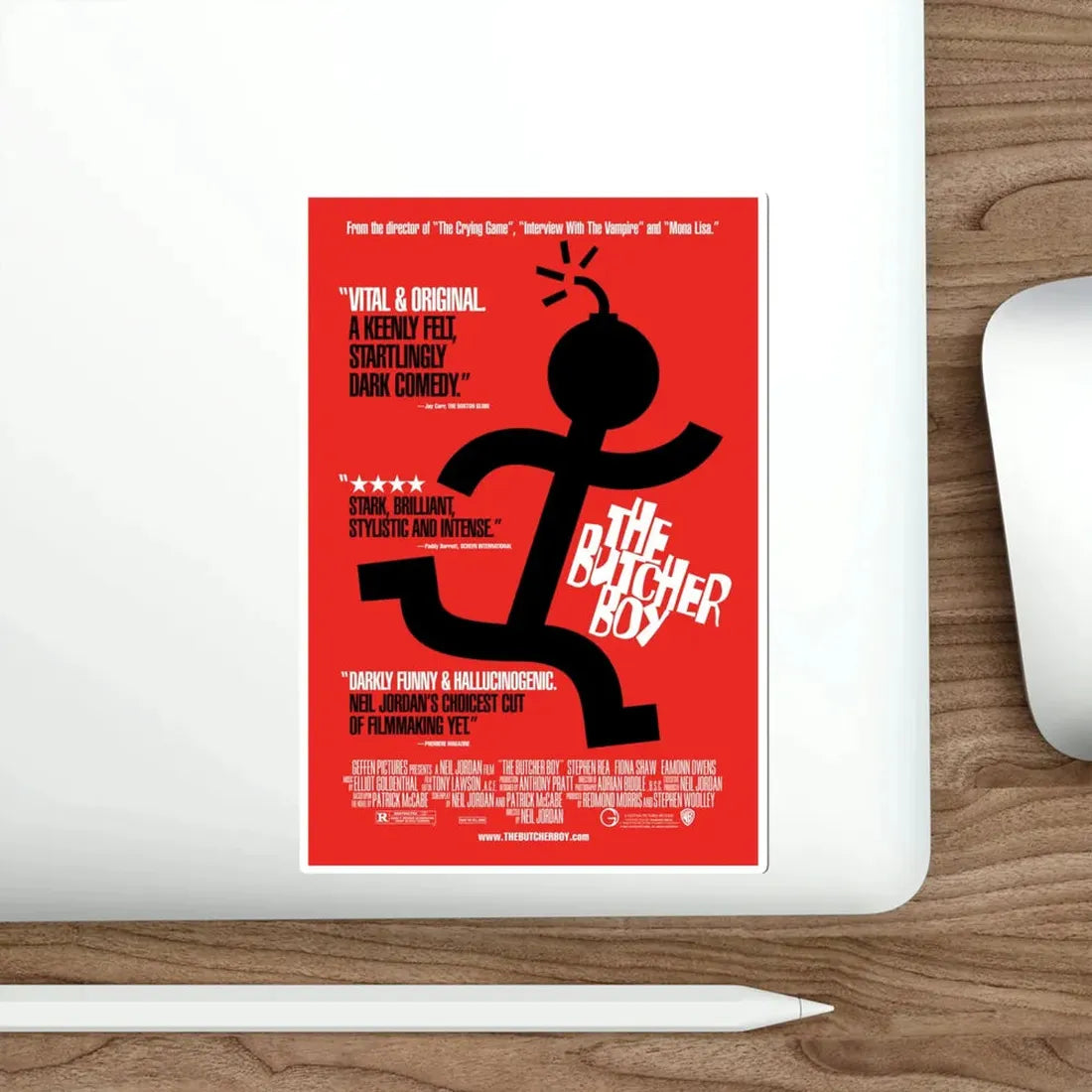 The Butcher Boy 1998 Movie Poster STICKER Vinyl Die-Cut Decal - The Sticker Space