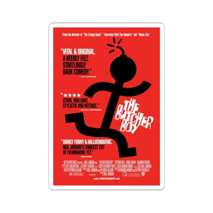 The Butcher Boy 1998 Movie Poster - STICKER Vinyl Kiss-Cut Decal 3 Inch White - The Sticker Space