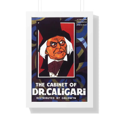 THE CABINET OF DR. CALIGARI (2) 1920 - Framed Movie Poster 16″ x 24″ White - The Sticker Space
