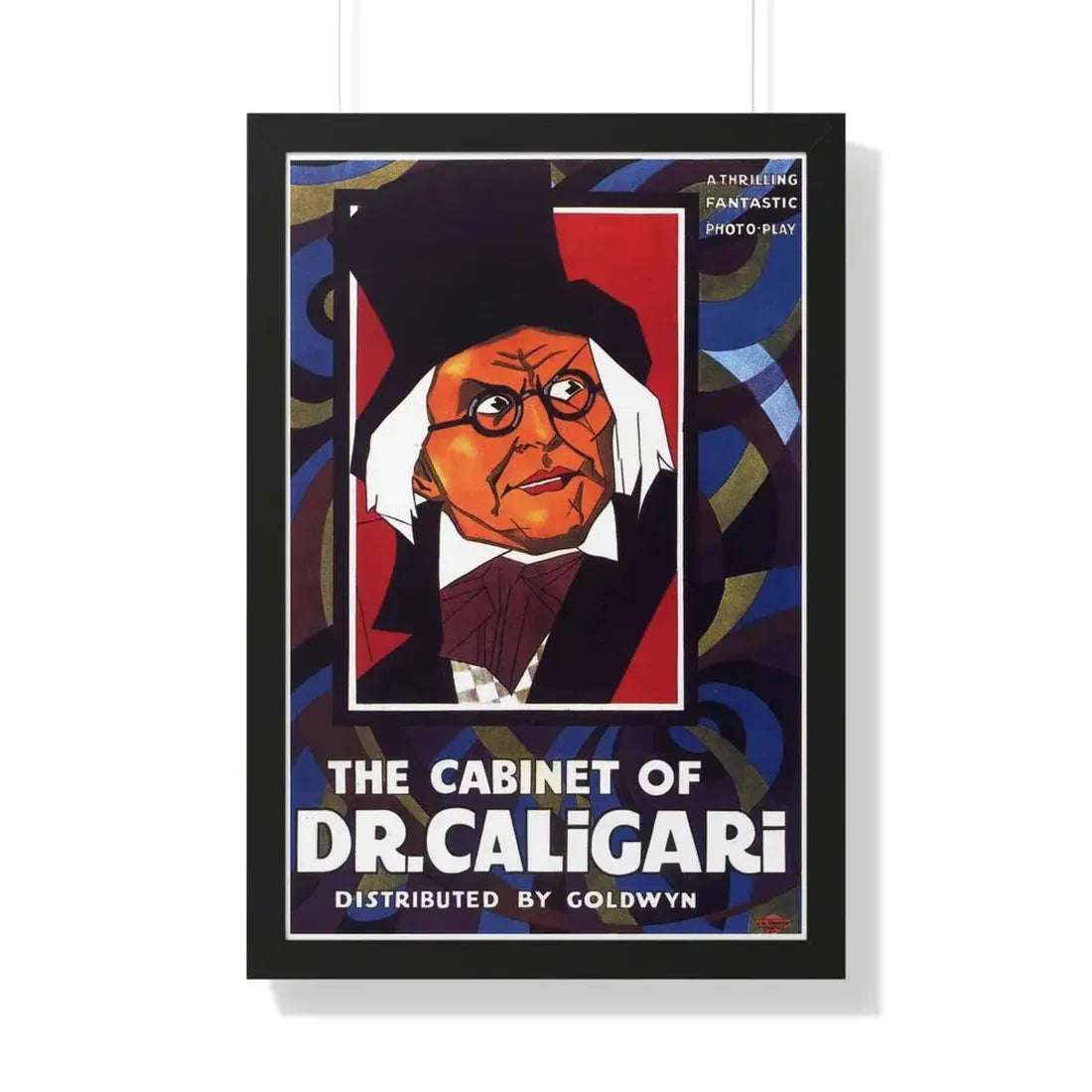 THE CABINET OF DR. CALIGARI (2) 1920 - Framed Movie Poster 20" x 30" Black - The Sticker Space