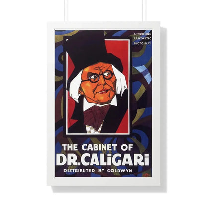THE CABINET OF DR. CALIGARI (2) 1920 - Framed Movie Poster 20" x 30" White - The Sticker Space